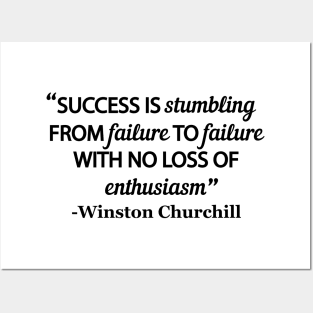 Success and Enthusiasm Posters and Art